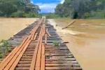 Tchibanga : le pont sur la Mougalaba en danger face aux fortes crues